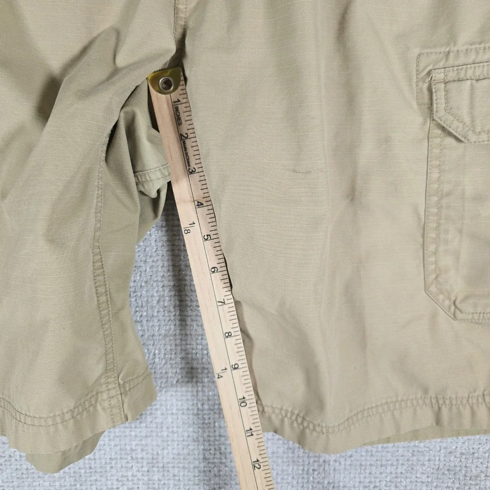 The North Face Mens Tan Ripstop Cargo Shorts Fits‎ 36 Hiking Utility Khaki